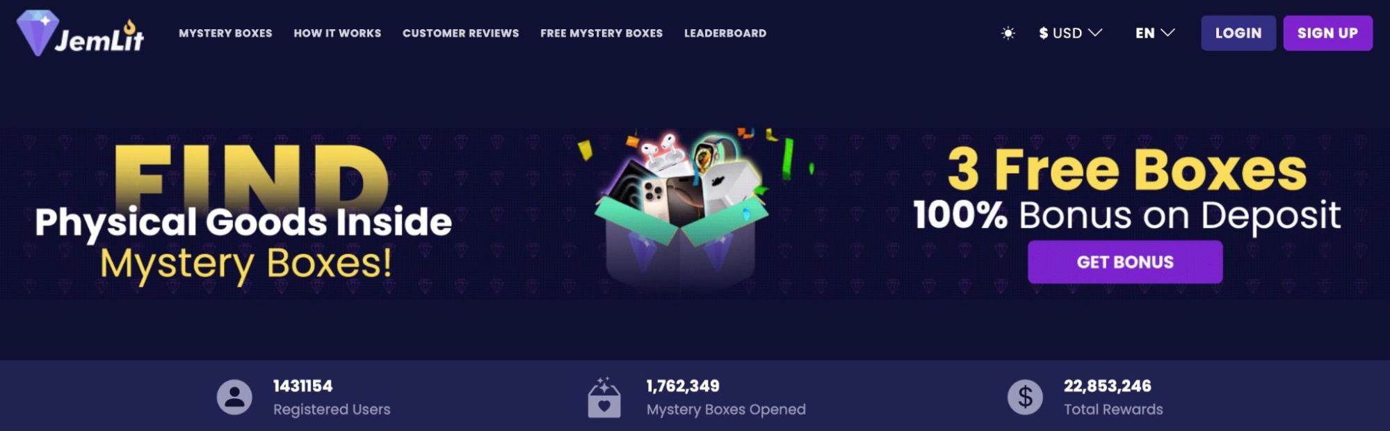 buy mystery box on Jemlit